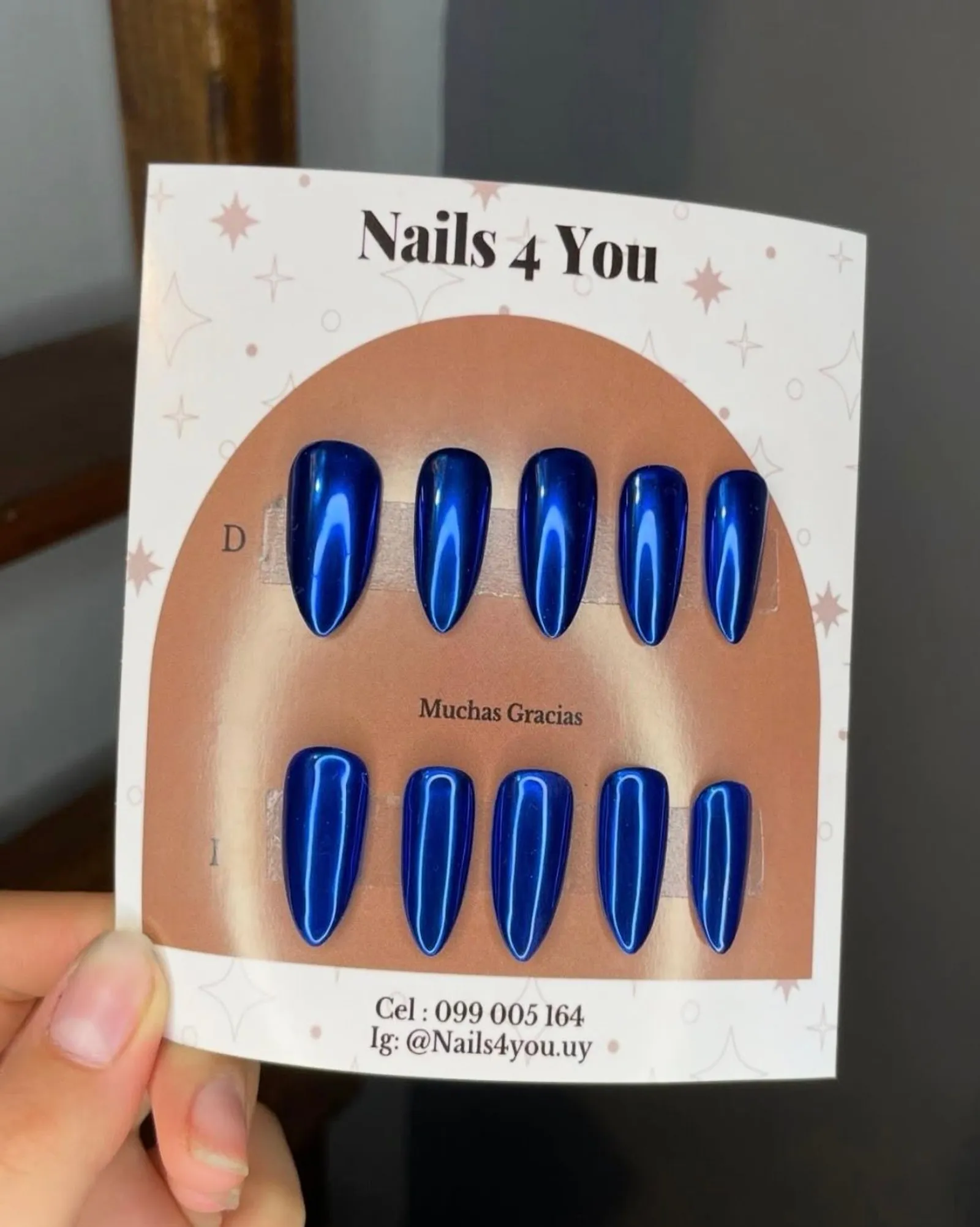 Espejado azul
