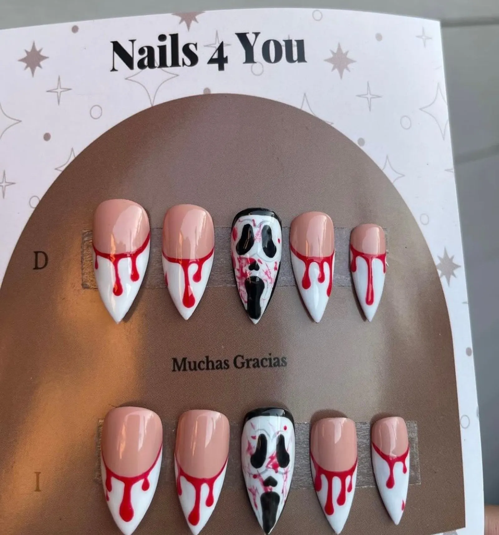 Uñas scary halloween